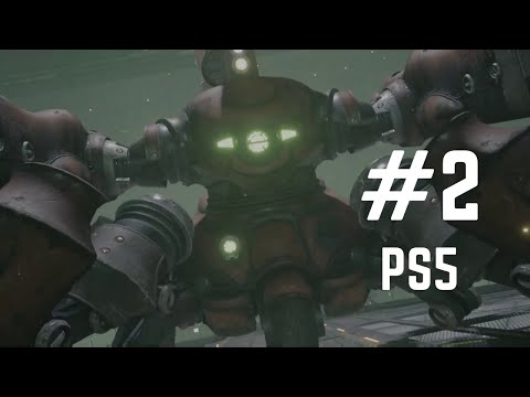 Final Fantasy 7 Remake Walkthrough Gameplay Part 2 - Scorpion Sentinel (PS5)(1080p HD)