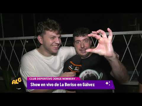 El público en el show de La Beriso - Club Jorge Newbery (Gálvez, Santa Fe)