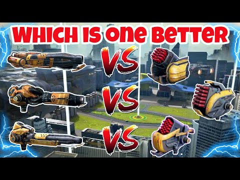 [WR] 🔥Ember Igniter Blaze vs Talon Jaw Claw Weapon Comparison |War Robots|