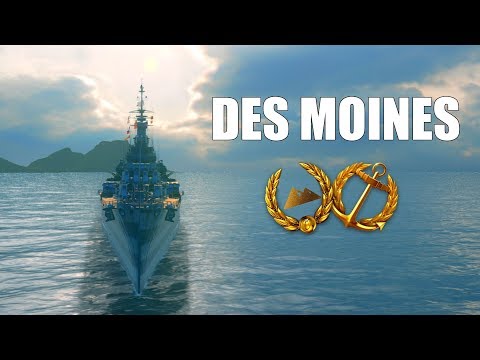 DES MOINES, brutal & schonungslos... - World of Warships | [Ranked] [Deutsch] [60fps]