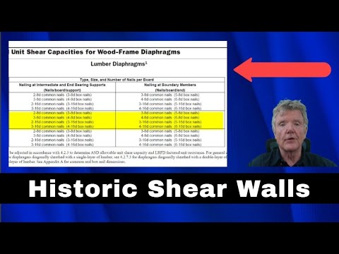 DIAGONAL BOARD SHEAR WALL - THE WAY THEY USED TO DO IT