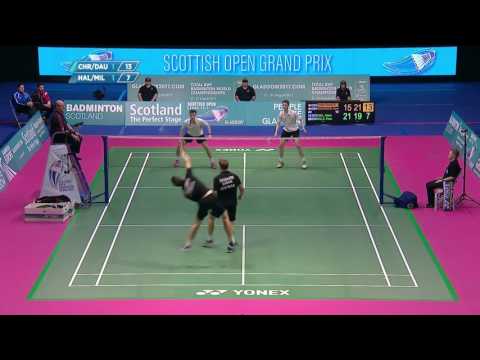 Rally of the match 2 - Scottish Open Badminton Championships 2016