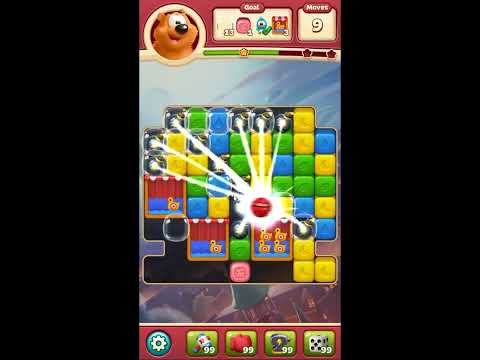 Toon Blast Level 7197 - NO BOOSTERS 🐻🐺🐱 | SKILLGAMING ✔️