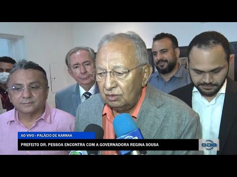 Prefeito Dr Pessoa encontra com a Governadora Regina Sousa para manifestar apoio a Lula 07 10 2022