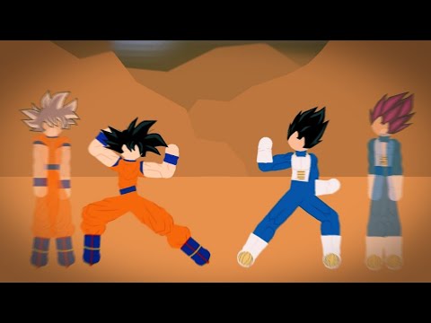 Goku vs Vegeta | STICK NODES