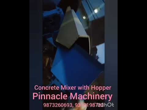 Concrete Mixer With Hopper