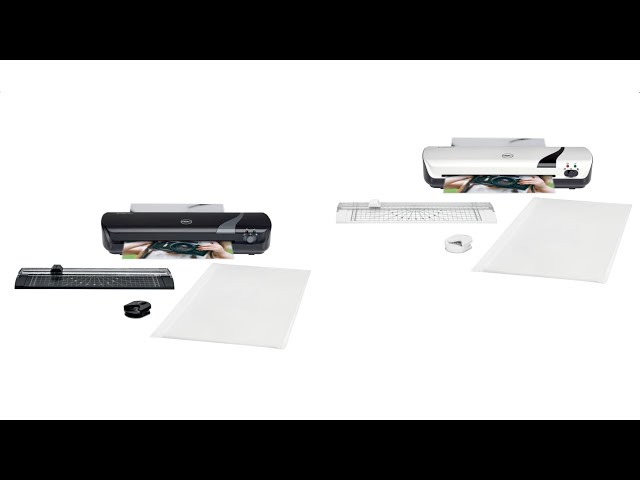 Conjunto GBC Inspire+ A4 de Plastificadora + Recorte de Cantos + Tesoura + Pacote de 5 Sacos de Plastificação A4 - Até Tamanho A4 - Velocidade 250mm/min - Aquecimento em 4 Minutos - Ajuste Extra Frio - Espessura do Saco 75 e 125mic - Cor Preta - vídeo 1