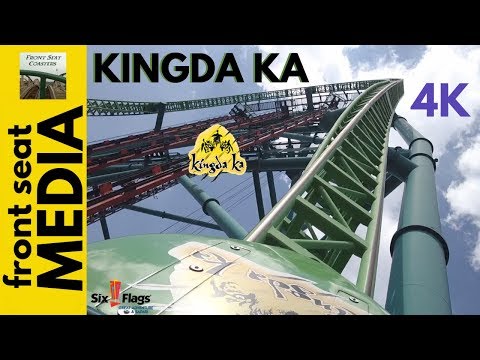 Kingda Ka POV 4K On-Ride Six Flags Great Adventure Roller Coaster Front Seat