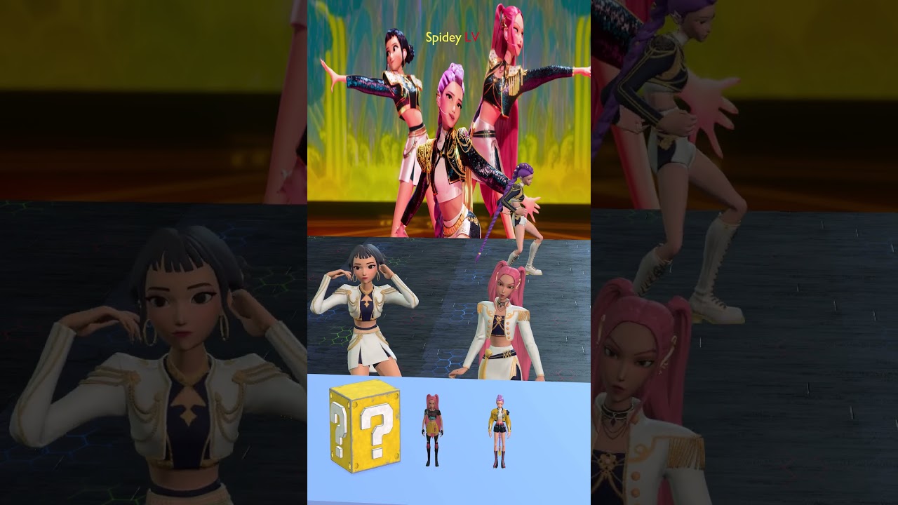 Find the mystery box with #rumi  #mira #zoey #kpopdemonhunters #shorts #animation #6