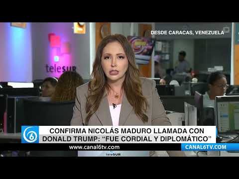 Video: Confirma Nicolás Maduro llamada con Donald Trump, "Fue cordial y diplomático"
