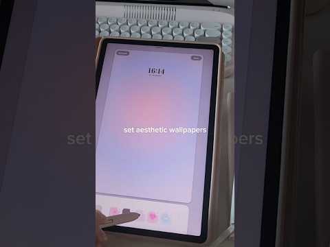 How to Have an Aesthetic Tablet 💌 Customize your Samsung Tablet, Samsung Tablet Aesthetic Setup