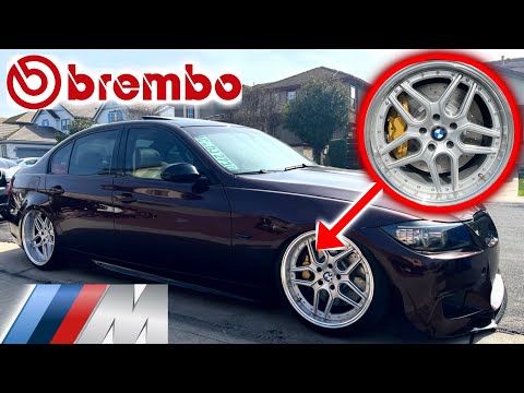 SINGLE TURBO BMW 335i GETS BIG BRAKE KIT!!!
