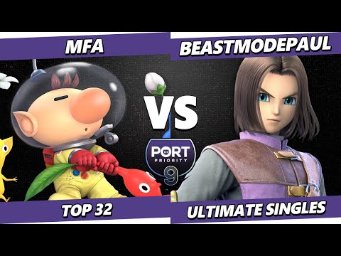 Port Priority 9 - MFA (Olimar) Vs. BeastModePaul (Hero) Smash Ultimate - SSBU
