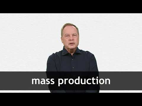 How to pronounce MASS PRODUCTION in American English