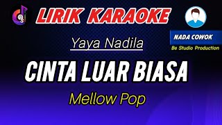 Download lagu Cinta Luar Biasa - Karaoke Pop Mellow Nada Cowok | Yaya Nadila mp3