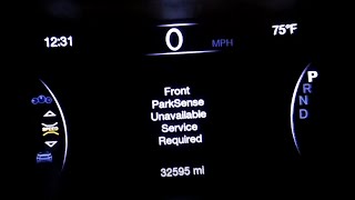 2021Jeep Grand Cherokee ParkSense and ParkAssist Fault