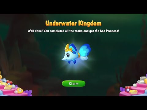 @Fishdom Win Strikes Level 6732 - 6734, Got Sea Princess Fish from Underwater Kingdom