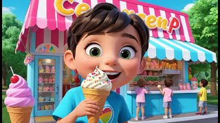 The Ice Cream Bridge Melts Away | Fun Nursery Rhyme for Kids | Sing-Along Song