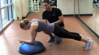 100 Best Ab Exercises | Push up Plank on Bosu