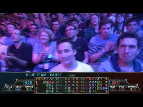 I love this French crowd, and even the French casters joined in.
