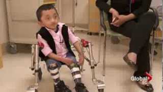 Brittle Bone Disease Doesn't Slow Down 9--Year-Old Faris