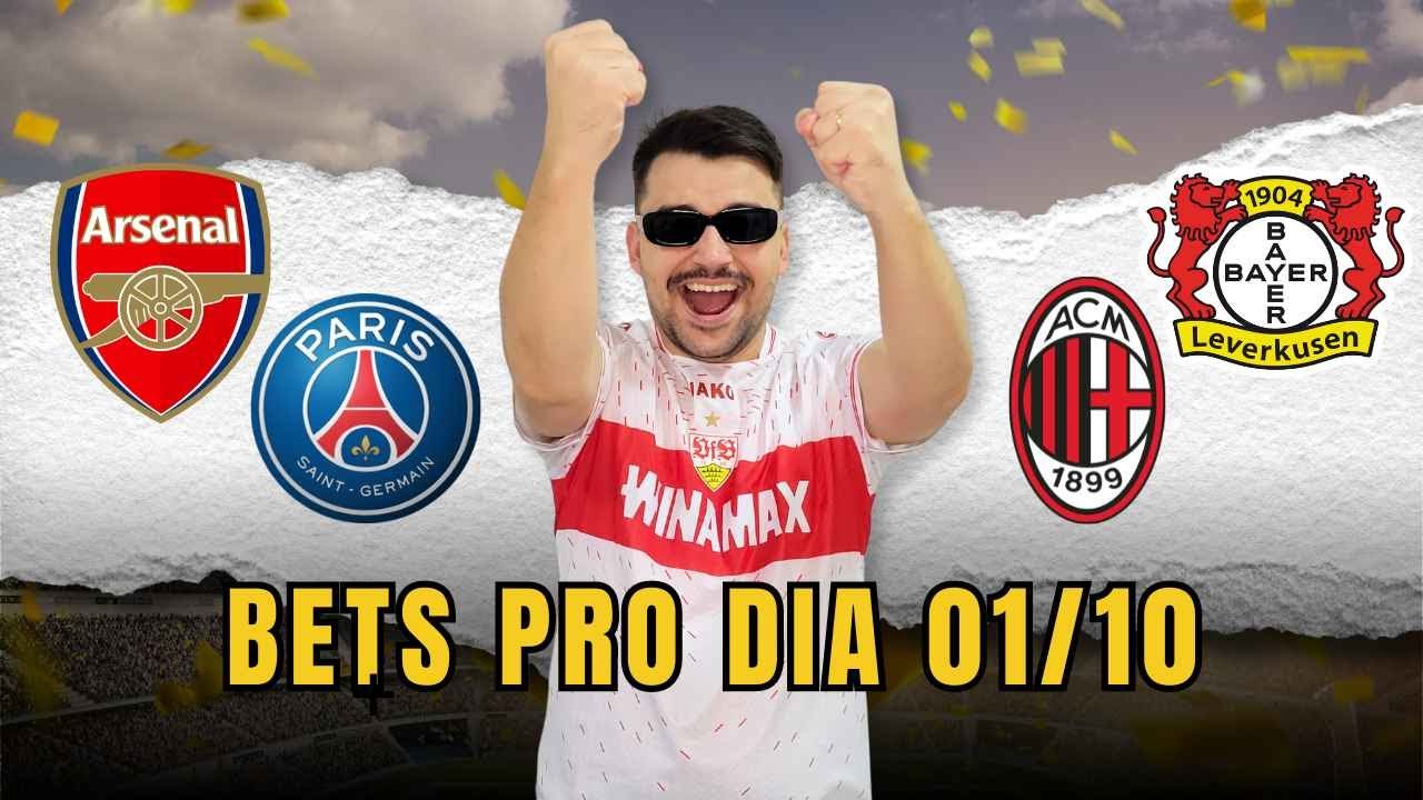 PALPITES E APOSTAS DE FUTEBOL PARA HOJE 01 10 2024 + BILHETE PRONTO (TERÇA-FEIRA)