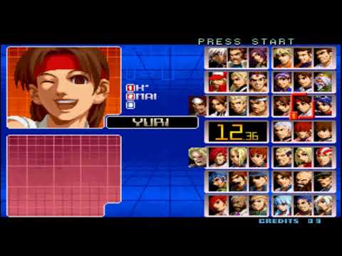 the king of fighters 2002 boss fight gameplay