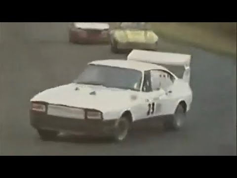 European rallycross 1984 Ford Capri 3.4 Tony Proctor qualifying Lydden Hill.