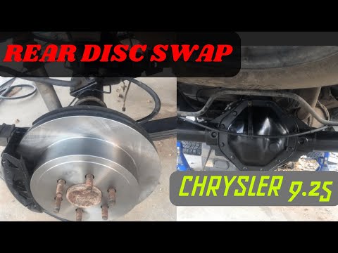 98/02 durango rear end and rear disc swap 8.25 w drum-9.25 w discs part (1)