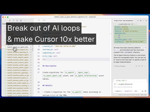 I built a task manager that makes Cursor "JUST WORK"