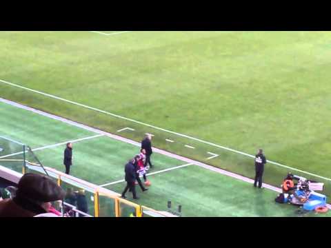 Bologna -Lazio .Gol con Cucchiaio, Candreva Live.