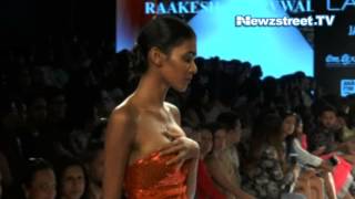 Model’s dress slipped at LFW ramp