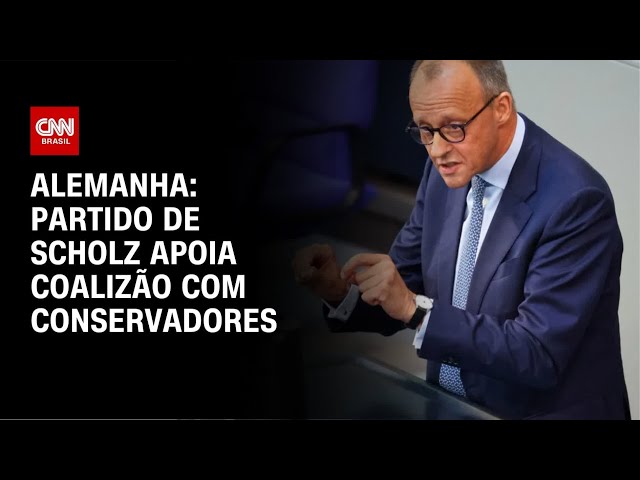 Partido de Scholz apoia conservadores para novo governo na Alemanha | LIVE CNN