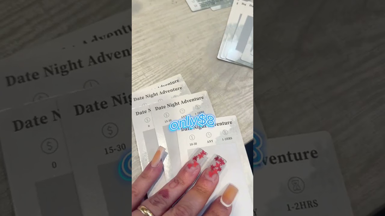 Romantic Scratch-Off Date Night Game Cards for Couples - Perfect Holiday Gift