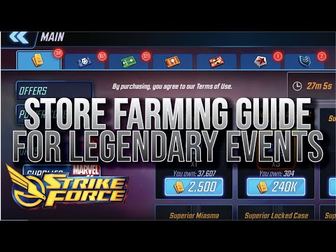 Store Farming Guide for Events I Marvel Strike Force