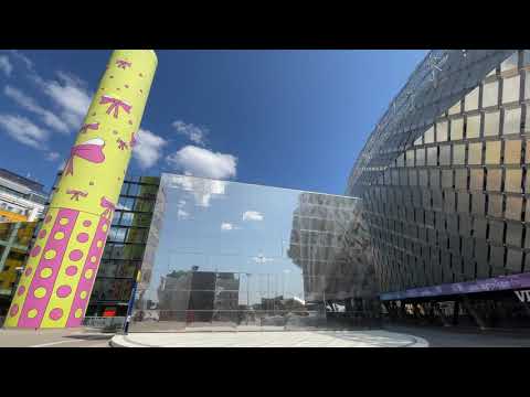 Tele2 Arena and Mirror-wall Stockholm July 2021