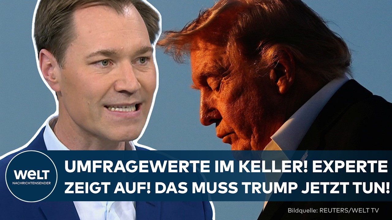 USA: Trumps Umfragewerte im Keller! Experte zeigt auf! Das muss der Präsident jetzt tun!