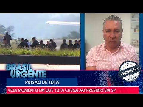 Veja momento em que Tuta chega ao Presídio de Presidente Venceslau (SP) | Aconteceu na Semana