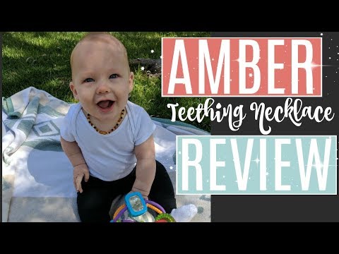 AMBER TEETHING NECKLACE REVIEW!! | Baby Amber Teething Necklace