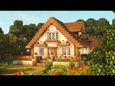 Minecraft Cozy Cottage Tutorial - MUST SEE!! 🌼🍃