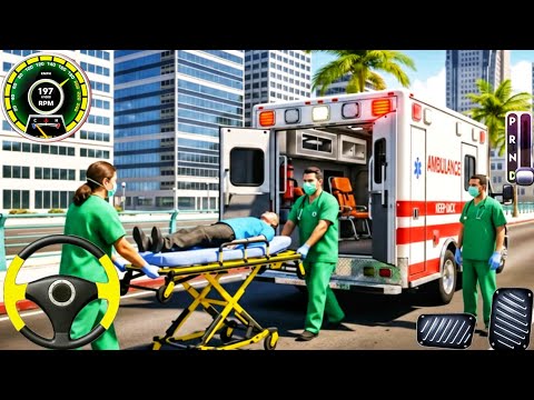 Best 911 Ambulance Simulator 2026 || Emergency Reasue Driving Game Real Video Android Gameplay