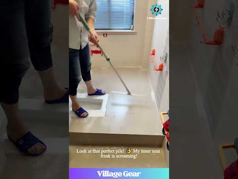 This Floor Squeegee is My Spirit Animal! 🙏 Cleaning ASMR Perfection! #cleaningtok