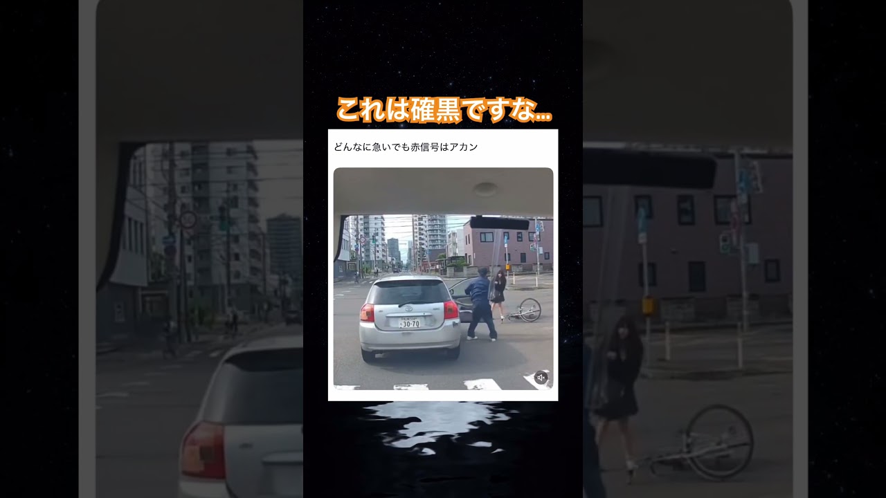 どっちが黒でしょうか　#shorts#tiktok#Twitter#おもしろ#お笑い#おすすめ#交通事故 #面白い#おもしろ動画#爆笑#バズれ