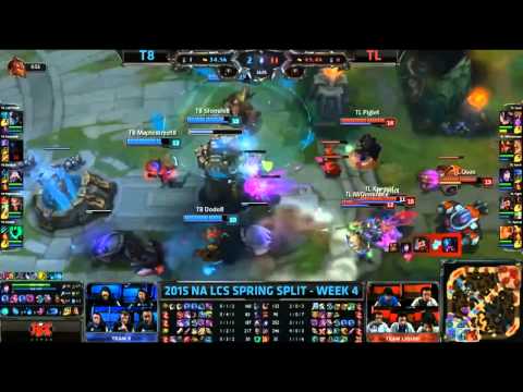 Team 8 vs Team Liquid - HIGHLIGHTS - NA LCS Spring 2015 - W4D1 - Season 2015 - League of Legends