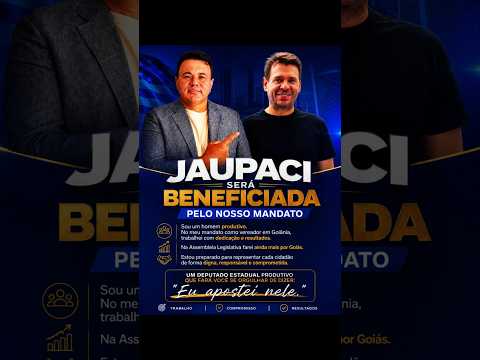 Jaupaci pode contar comigo: trabalho, compromisso e resultados! | Vereador Welton Lemos de Goiânia