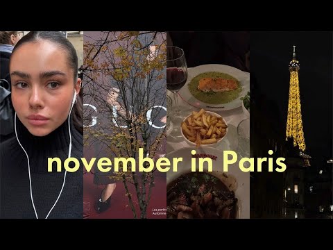 november in Paris: days alone, romanticizing my life & thoughts 