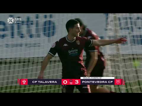 Resumen #PrimeraFederación | CF Talavera 0-4 Pontevedra CF | Jornada 22 | Temporada 2025/26