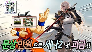 문상 만원으로 야무치게 세나2 첫 과금하는 방법!