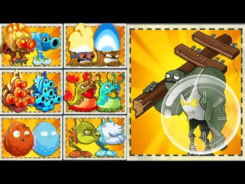 Random 50 Pair Plants Vs Hamster Ball Gargantuar LEVEL 10 - Pvz 2 Challenge