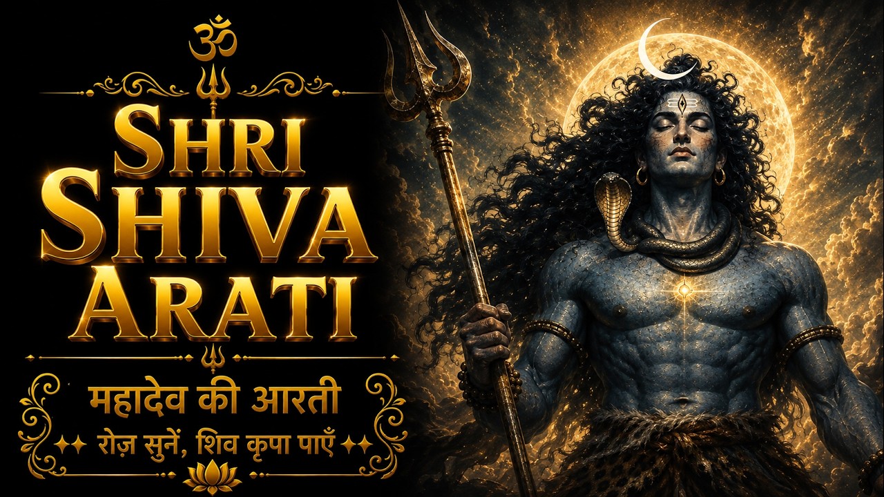 Feel Divine Peace with Shri Shiva Arati | Powerful Aarti of Lord Mahadev